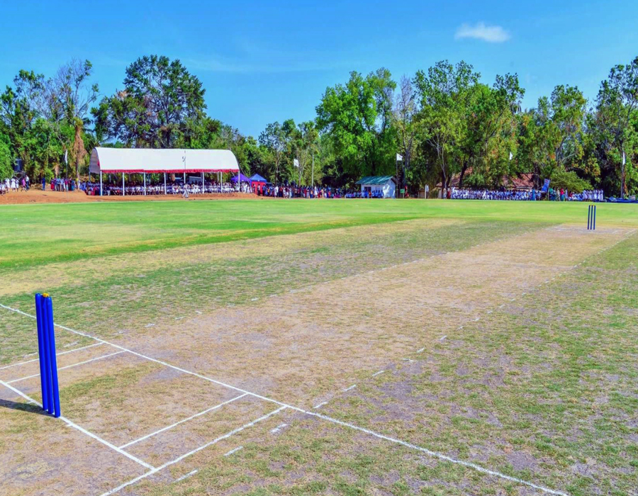 Construction of Cricket Ground for Royal College at Polonnaruwa